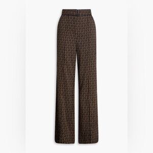 Veronica Beard Black and Gold Chain Link Print Pants. Worn twice.